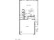First floor floor plan of a home layout with a kitchen, garage, and great room at 7388 Daly Grove St, Las Vegas, NV 89113