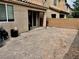 Unlandscaped backyard, ready for customization at 7513 Brisa Del Mar Ave, Las Vegas, NV 89179