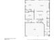 Detailed first floor plan showcasing the layout, dimensions, and room names at 8955 Ruby Moon Dr, Las Vegas, NV 89139