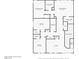Detailed second floor plan showcasing the layout, dimensions, and room names at 8955 Ruby Moon Dr, Las Vegas, NV 89139