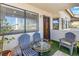 Charming patio with seating, natural light, and a private outdoor space at 1001 Sulphur Springs Ln # 202, Las Vegas, NV 89128