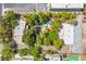 Aerial view of property relative to neighboring properties at 10445 Schirlls St, Las Vegas, NV 89141