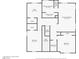 Floorplan of the second floor showing bedrooms, bathrooms and an office at 1048 Menands Ave, Las Vegas, NV 89123