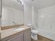 Bathroom features granite countertops, tub-shower, and modern fixtures at 10550 W Alexander Rd # 2220, Las Vegas, NV 89129