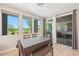 Bright dining area with natural light from the numerous windows and sliding glass door providing great backyard views at 11239 Cactus Tower Ave # 102, Las Vegas, NV 89135