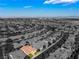 Aerial view showcasing the property's location within a well-planned, residential community at 12276 Caminita Pl, Las Vegas, NV 89138
