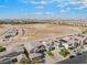 A neighborhood view of multiple homes, displaying neighborhood amenities and open space at 2625 Cattrack Ave, North Las Vegas, NV 89081