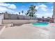 Full backyard view showing the refreshing pool and landscaping at 3115 Floral Vista Ave, Henderson, NV 89014