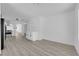 Modern kitchen has white cabinets and stainless steel appliances, open concept at 3115 Floral Vista Ave, Henderson, NV 89014