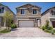 Charming two-story home with a two-car garage and a beautifully paved driveway at 3922 Painted Lady Ave, Las Vegas, NV 89141