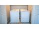 Cozy laundry room featuring modern side by side washer and dryer at 3922 Painted Lady Ave, Las Vegas, NV 89141