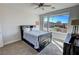 Bright bedroom with a large window and comfortable furnishings at 4717 S Maddington Ct, Pahrump, NV 89061