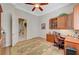 Spacious home office with custom cabinetry, offering ample storage and workspace at 4936 Mountain Foliage Dr, Las Vegas, NV 89148