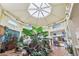 Bright atrium with a skylight and interior garden, perfect for a peaceful retreat at 55 Siddall Ave, Las Vegas, NV 89183