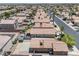 Expansive aerial view showcasing the neighborhood with well-maintained homes and desert landscaping at 5550 Ramirez St, North Las Vegas, NV 89031