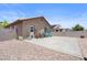 Spacious backyard with a large concrete patio, perfect for outdoor entertaining at 5550 Ramirez St, North Las Vegas, NV 89031