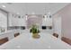 Bright kitchen with a large central island and modern appliances at 5788 Robin Ridge Ave, Las Vegas, NV 89141