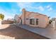 Backyard view showing patio and perimeter fencing at 6224 Mandarin Dr, Las Vegas, NV 89108