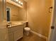Cozy bathroom with neutral walls, tile flooring, and standard fixtures at 7604 Cruz Bay Ct, Las Vegas, NV 89128