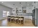 Spacious kitchen with modern cabinetry, stainless steel appliances, and marble countertops at 8713 Litchfield Ave, Las Vegas, NV 89134