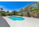 Beautiful pool with surrounding patio area, perfect for outdoor enjoyment at 9632 Cherry Canyon Ave, Las Vegas, NV 89129