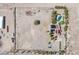 Aerial view of a large property with a pool, house, and ample land at 1106 E Athens Ave, Henderson, NV 89015