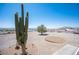 Spacious lot with desert plants and skyline view of Las Vegas at 1106 E Athens Ave, Henderson, NV 89015