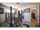 Bedroom with log-style bed frame and carpeted flooring at 1106 E Athens Ave, Henderson, NV 89015