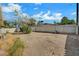 The backyard features a fence and mature landscaping at 1804 David Ave, Las Vegas, NV 89101