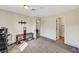 A spacious bedroom features carpet flooring, with sliding door closet at 1804 David Ave, Las Vegas, NV 89101
