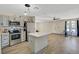 The modern kitchen flows into the living area, perfect for entertaining and Gathering gatherings at 1804 David Ave, Las Vegas, NV 89101