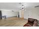 Large living area featuring hardwood floors, neutral paint and recessed lighting at 1804 David Ave, Las Vegas, NV 89101