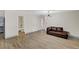 Open living space featuring hardwood floors and modern lighting fixtures at 1804 David Ave, Las Vegas, NV 89101