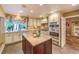 Modern kitchen featuring an island, stainless steel appliances, and plenty of cabinet space at 1844 Winners Cup Drive, Las Vegas, NV 89117