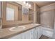 Bathroom featuring a double vanity and shower with tub combination at 2204 W San Miguel Ave, North Las Vegas, NV 89032