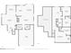 Detailed floor plan showcasing the layout of both floors, including room dimensions and features at 2204 W San Miguel Ave, North Las Vegas, NV 89032