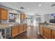 Spacious kitchen featuring stainless steel appliances and an open floorplan at 2204 W San Miguel Ave, North Las Vegas, NV 89032