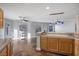 Open living space with tile floors, recessed lighting, and ceiling fans at 2204 W San Miguel Ave, North Las Vegas, NV 89032