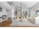 Bright, open living space with high ceilings, modern furniture, and inviting decor at 2204 W San Miguel Ave, North Las Vegas, NV 89032