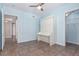 Bedroom features a built-in Murphy bed with access to closet at 224 Morgyn Ln # 6, Boulder City, NV 89005