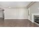 Living area with fireplace, recessed lighting, and tiled floors creating an open space at 224 Morgyn Ln # 6, Boulder City, NV 89005