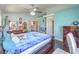 Large primary bedroom featuring view to ensuite bathroom at 261 Fairway Woods Dr, Las Vegas, NV 89148