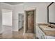 Bathroom boasts tiled shower, and marble countertops at 37 Stonemark Dr, Henderson, NV 89052