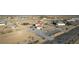 Aerial view of home and property highlighting horse facilities, desert landscaping and open spaces at 3821 Tumbleweed Ave, Pahrump, NV 89048