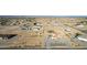 Aerial view of home and property highlighting horse facilities, desert landscaping and open spaces at 3821 Tumbleweed Ave, Pahrump, NV 89048