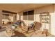 Covered patio offers comfortable seating and desert views at 3821 Tumbleweed Ave, Pahrump, NV 89048