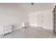 This bedroom has marble floors and a white front door at 3826 Edmond St, Las Vegas, NV 89103