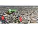 Aerial view of the neighborhood with close proximity to Maslow Park on the corner of S Nellis Blvd at 4272 Sheppard Dr, Las Vegas, NV 89121