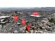 Aerial view of the neighborhood with close proximity to Boulder Highway and Walmart Supercenter at 4272 Sheppard Dr, Las Vegas, NV 89121