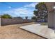Spacious backyard features mature trees, patio and a large block wall at 4272 Sheppard Dr, Las Vegas, NV 89121